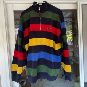 GANT fleece pullover rainbow